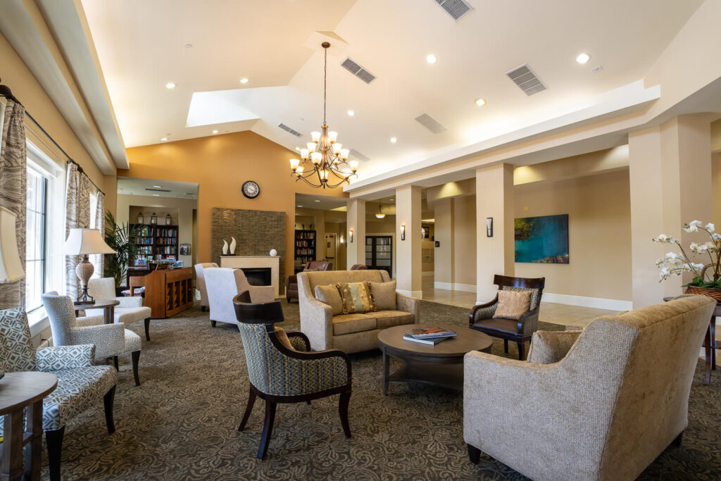 Spacious Main Living Area of Assisted Living Facilities San Antonio