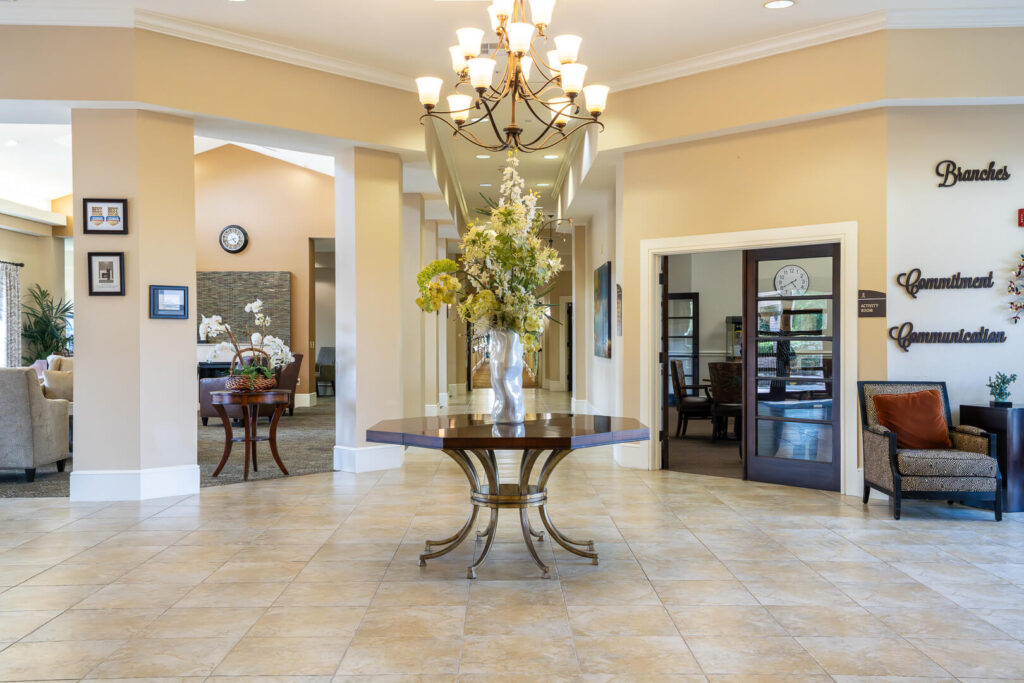 Grand Lobby Entrance of Assisted Living San Antonio TX