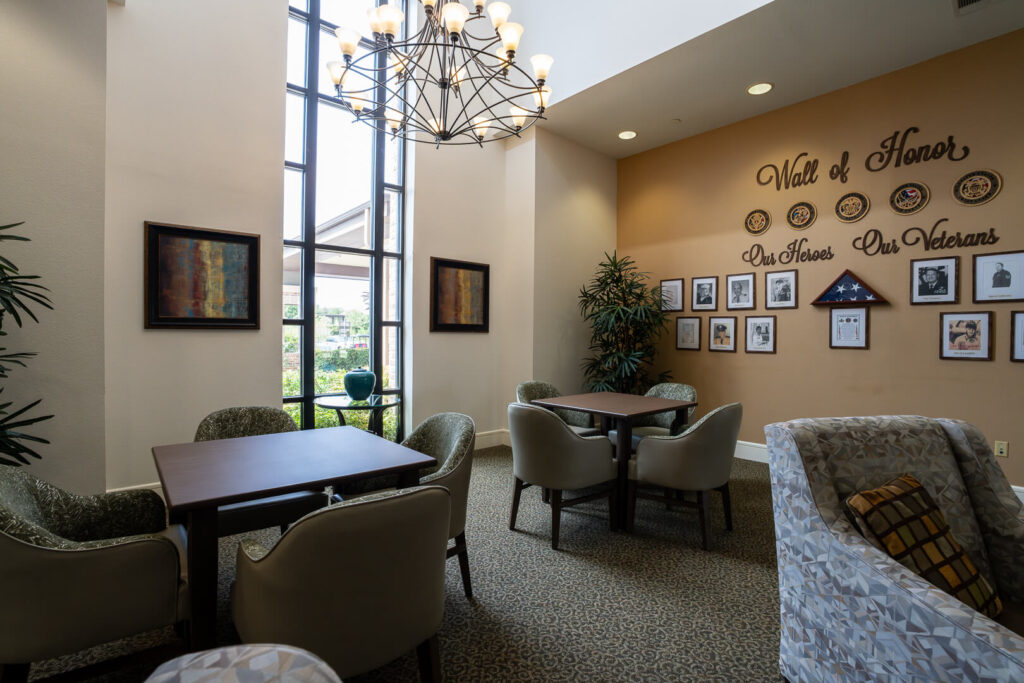 Cozy Lounge Area of San Antonio Assisted Living Facilities